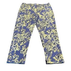 Soft Surroundings Elisabetta Stretch Floral Print Pants Size XL